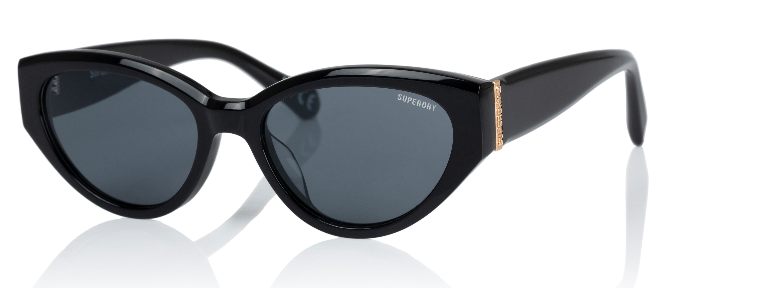 Superdry Superdry 996078-10 52-17 Superdry 996078 Damen Sonnenbrille in Gloss Tan mit Vintage Green Gläsern