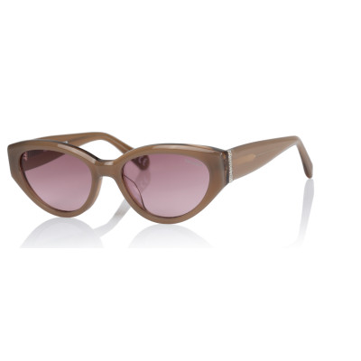 Superdry 996078 Damen Sonnenbrille in Gloss Tan mit Vintage Green Gläsern
