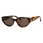 Superdry 996078 Damen Sonnenbrille in Gloss Tan mit Vintage Green Gläsern