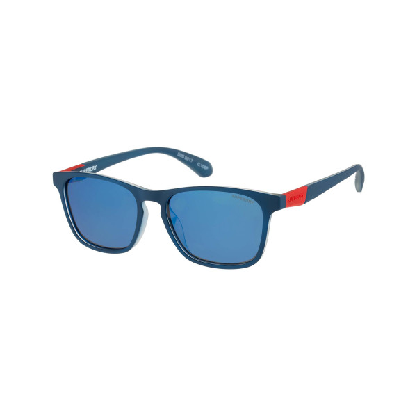 Superdry Superdry 996082-70 53-16 Superdry 996082 Herren Sonnenbrille mit polarisierenden Gläsern und schwarzem Kunststoffrahmen