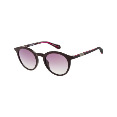 Superdry 996085 Damen Sonnenbrille in Schwarz mit grünen verspiegelten Gläsern