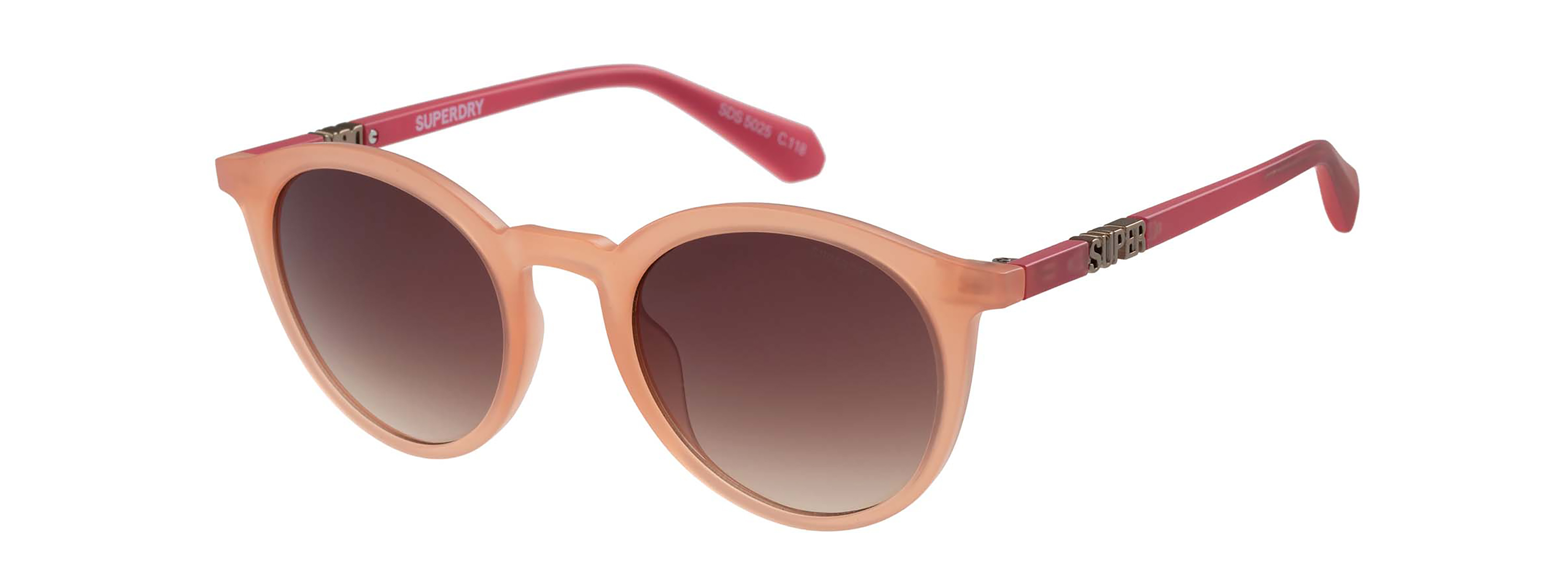 Superdry Superdry 996085-80 50-22 Superdry 996085 Damen Sonnenbrille in Schwarz mit grünen verspiegelten Gläsern