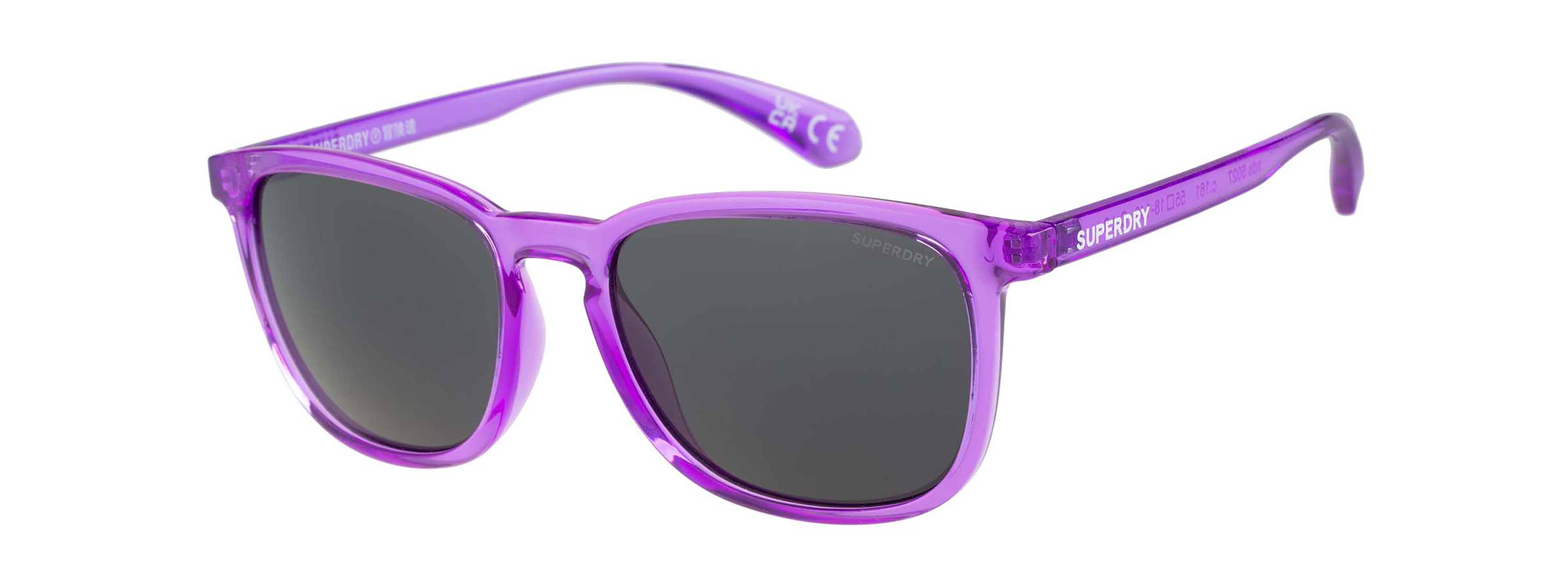 Superdry Superdry 996087-50 55-18 Superdry 996087 Sonnenbrille Unisex Kunststoff schwarz