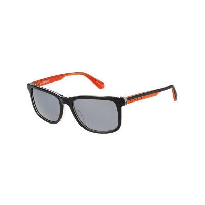 Superdry 996089 Sonnenbrille für Herren in Schwarz mit grauen Gläsern