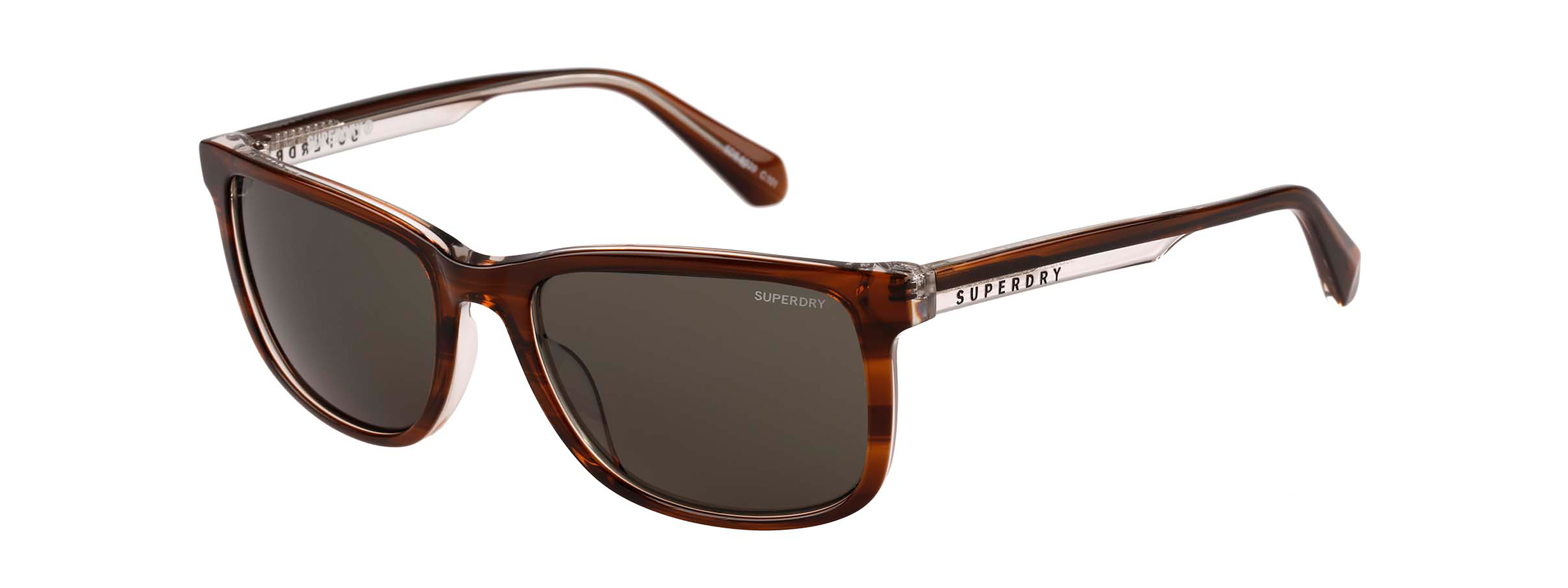 Superdry Superdry 996089-60 56-18 Superdry 996089 Sonnenbrille für Herren in Schwarz mit grauen Gläsern