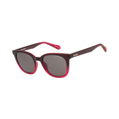 Superdry 996092 Damen Sonnenbrille in Schwarz mit eckigem Design und 53 mm Glasbreite