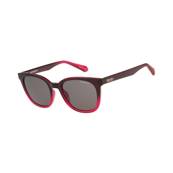 Superdry Superdry 996092-35 53-20 Superdry 996092 Damen Sonnenbrille in Schwarz mit eckigem Design und 53 mm Glasbreite