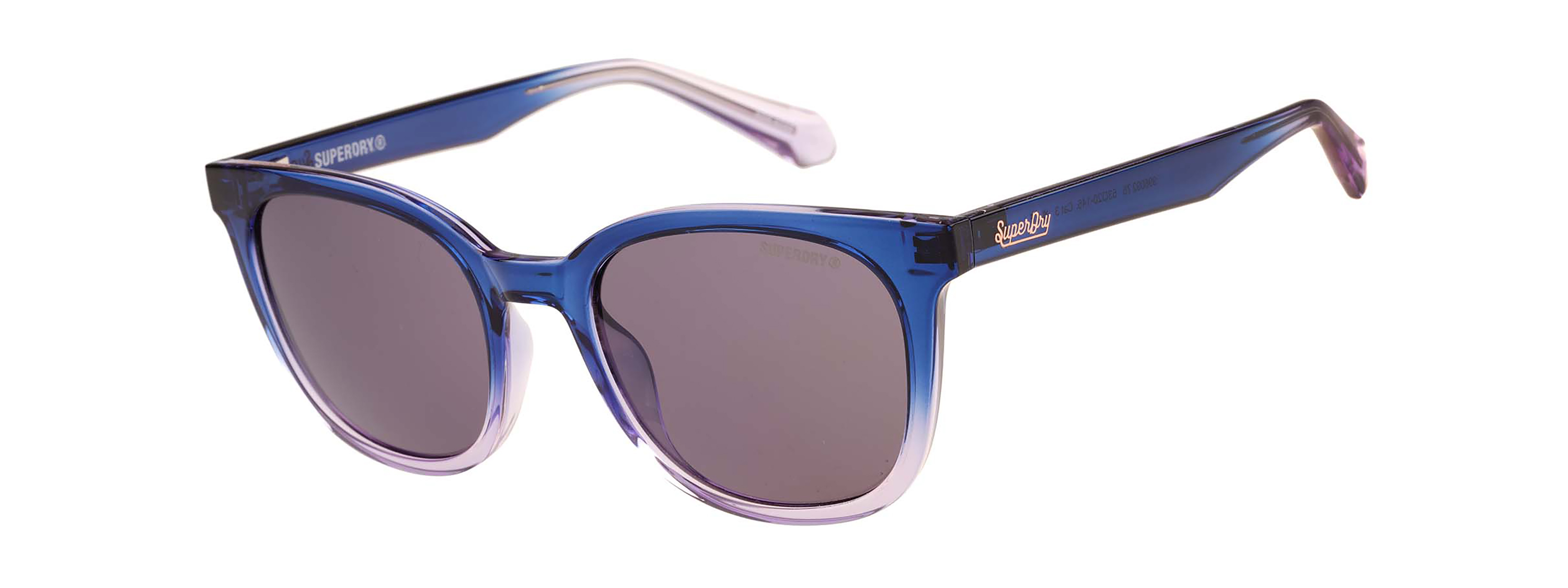 Superdry Superdry 996092-75 53-20 Superdry 996092 Damen Sonnenbrille in Schwarz mit eckigem Design und 53 mm Glasbreite