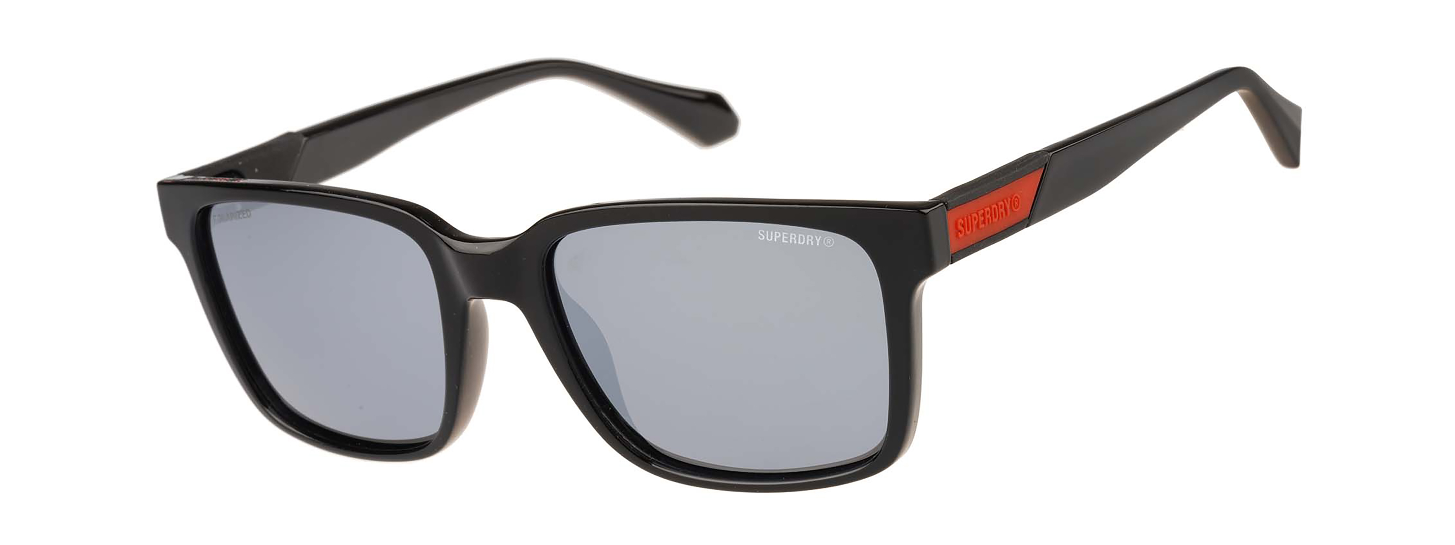 Superdry Superdry 996098-10 55-19 Superdry 996098 Herren Sonnenbrille in Fluro Purple Crystal mit Vollrandrahmen und 55 mm Glasbreite