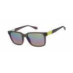 Superdry 996098 Herren Sonnenbrille in Fluro Purple Crystal mit Vollrandrahmen und 55 mm Glasbreite