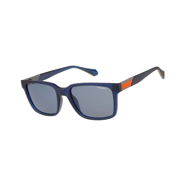 Superdry Superdry 996098-70 55-19 Superdry 996098 Herren Sonnenbrille in Fluro Purple Crystal mit Vollrandrahmen und 55 mm Glasbreite