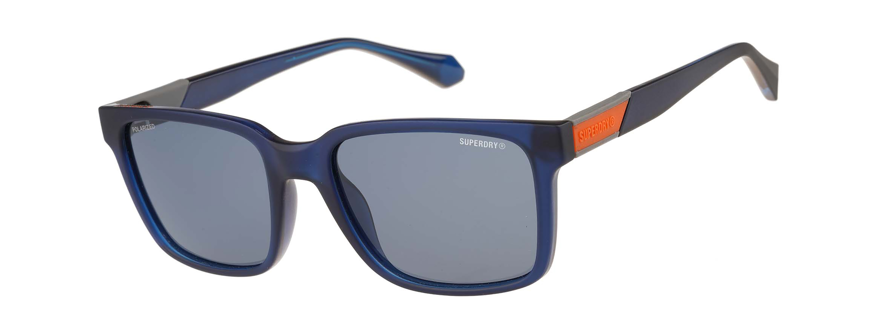 Superdry Superdry 996098-70 55-19 Superdry 996098 Herren Sonnenbrille in Fluro Purple Crystal mit Vollrandrahmen und 55 mm Glasbreite