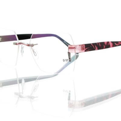 Switch It Garnitur 0242a Damenbrille Schwarz Rosa Innen Schwarz (2)