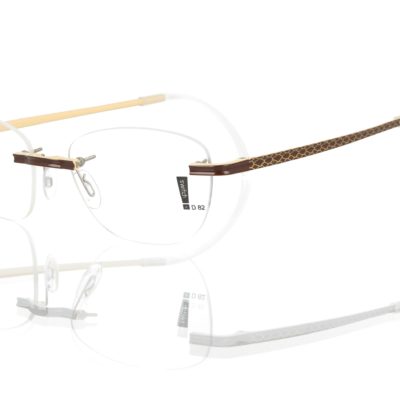 Switch It Garnitur 1012 Damenbrille Beige Creme Braun Gold (2)
