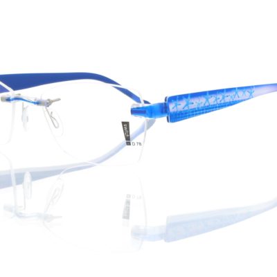 Switch It Garnitur 2463 Damenbrille Blau Weiß Innen Blau Seesterne“ (2)