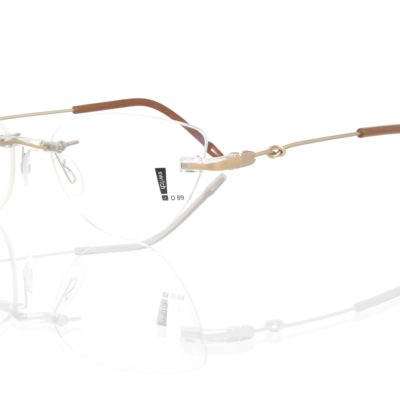 Switch It Garnitur 3305 Damenbrille Gold Matt Knoten (2)