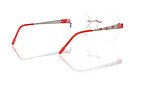 Switch It Garnitur 3312 Damenbrille Palladium Matt Rot Weiß (14)