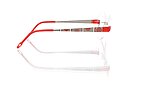 Switch It Garnitur 3312 Damenbrille Palladium Matt Rot Weiß (17)