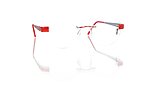 Switch It Garnitur 3312 Damenbrille Palladium Matt Rot Weiß (22)