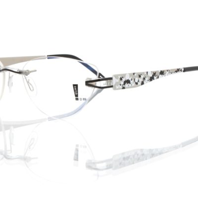 Switch It Garnitur 3314 Damenbrille Palladium Schwarz Weiß Schmetterlinge (2)