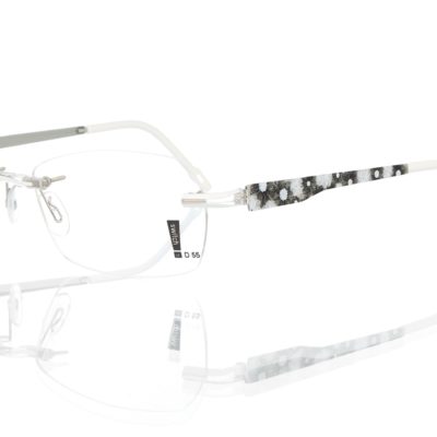 Switch It Garnitur 3332 Damenbrille Palladium Weiß Schwarz (2)