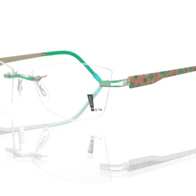 Switch It Garnitur 3333 Damenbrille Gold Grün Kupfer Innen Gold Glanz (2)