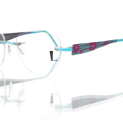 Switch It Garnitur 3341 Damenbrille Ruthenium Pink Türkis Innen Ruthenium (2)