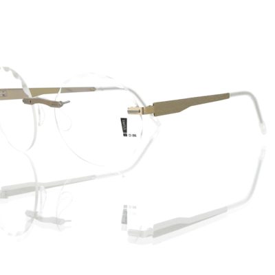 Switch It Garnitur 4018 Damenbrille Gold Art Deco Matt (2)