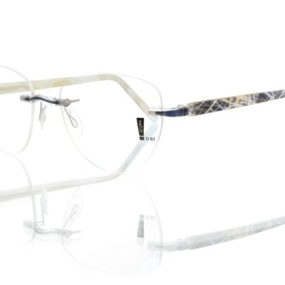 Switch It Garnitur 9190 Damenbrille Creme Anthrazit Netz Innen Creme (2)