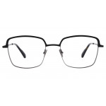 Colibris Eyewear Damenbrille Talvi in Schwarz, eckige Form, filigranes Gestell, Vorderansicht.