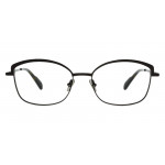 Colibris Eyewear Damenbrille Tilda, schwarze rechteckige Fassung mit dezent geschwungenem Design.