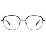 Colibris Eyewear Damenbrille Tilla mit schwarzem, eckigem Metallrahmen, Frontalansicht
