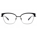 Colibris Eyewear Brille Damen Tora mit schwarzem, rechteckigem Rahmen, elegante Optik für Frauen.