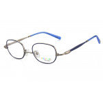 Vulkani VI 337 475 Kinderbrille Blau - rechteckige Vollrandfassung aus Superflexi Trisomie