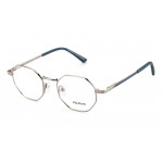 Vulkani VI 338 481 Kinderbrille Silber - vieleckige Vollrandfassung aus Metall