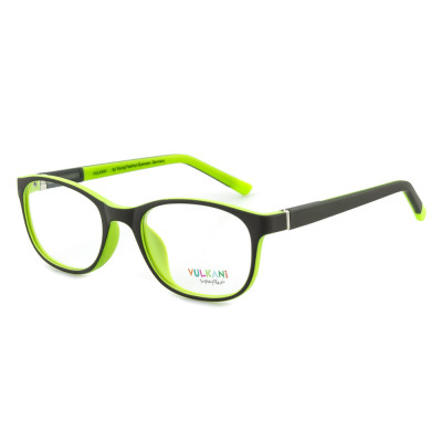 Vulkani VI 343 484 Kinderbrille Grau - rechteckige Vollrandfassung aus Superflexi