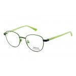 Vulkani VI 344 494 Kinderbrille Grau - Vollrandfassung in Panto-/Rundform aus Edelstahl