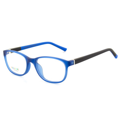 Vulkani VI 346 503 Unisex-Brille Blau - rechteckige Vollrandfassung aus Superflexi