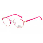 Vulkani VI 347 504 Kinderbrille Rosa - Vollrandfassung in Panto-/Rundform aus Edelstahl