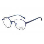 Vulkani VI 349 510 Kinderbrille Blau - Vollrandfassung in Panto-/Rundform aus Edelstahl