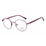 Vulkani VI 349 511 Kinderbrille Lila - Vollrandfassung in Panto-/Rundform aus Edelstahl