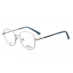 Vulkani VI 351 481 Kinderbrille Silber - Vollrandfassung in Panto-/Rundform aus Edelstahl