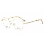 Vulkani VI 352 519 Kinderbrille Goldfarben - vieleckige Vollrandfassung aus Edelstahl