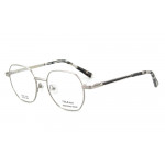 Vulkani VI 352 520 Kinderbrille Silber - vieleckige Vollrandfassung aus Edelstahl