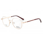 Vulkani VI 352 521 Kinderbrille Goldfarben - vieleckige Vollrandfassung aus Edelstahl