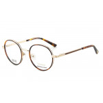 Vulkani VI 353 522 Kinderbrille Goldfarben - Vollrandfassung in Panto-/Rundform aus Edelstahl