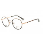 Vulkani VI 353 523 Kinderbrille Goldfarben - Vollrandfassung in Panto-/Rundform aus Edelstahl