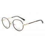 Vulkani VI 353 524 Kinderbrille Goldfarben - Vollrandfassung in Panto-/Rundform aus Edelstahl