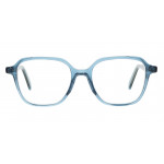Colibris Aivi eckige Brille in Blau für damen und schmale Gesichter