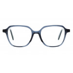 Colibris Aivi eckige Brille in Rauchblau für damen und schmale Gesichter